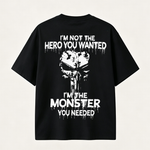 Dark Horror Graphic T Shirt for Men Featuring Monster Design, Gothic Style and Powerful Streetwear Attitude