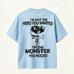 Dark Horror Graphic T Shirt for Men Featuring Monster Design, Gothic Style and Powerful Streetwear Attitude