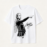 Women’s Basketball Legend Graphic T-Shirt, Vintage Court Style Athletic Fan Tee