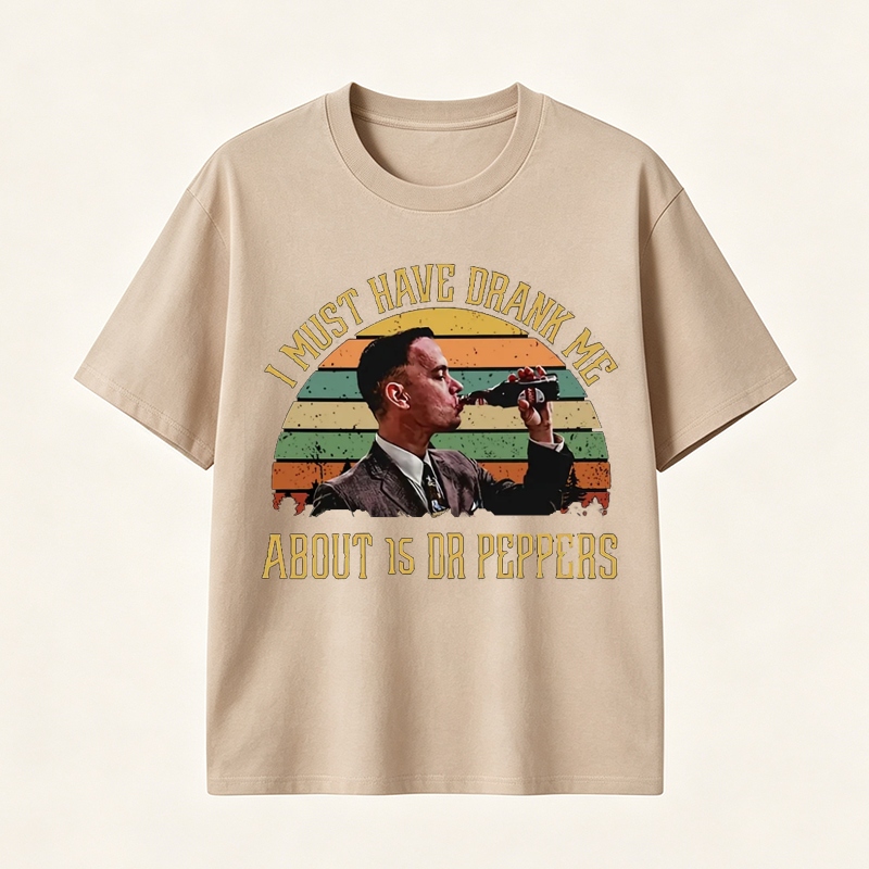 Vintage Dr Pepper Inspired Graphic T-Shirt, Retro Soda Culture Casual Tee