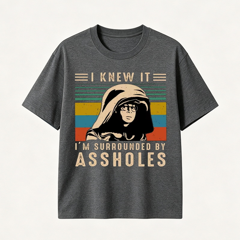 Vintage Rebel Graphic T-Shirt, Retro Attitude Streetwear Tee with Bold Statement Design