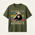 Vintage Rebel Graphic T-Shirt, Retro Attitude Streetwear Tee with Bold Statement Design