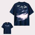 Break The Cycle Abstract Graphic T-Shirt with Dark Artistic Design for Modern Streetwear Style