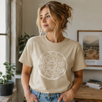 Vintage Rotary Phone Dial Pattern T-Shirt--VINT005