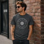 Vintage Rotary Phone Dial Pattern T-Shirt--VINT014