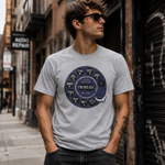 Vintage Rotary Phone Dial Pattern T-Shirt--VINT016