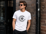 Vintage Rotary Phone Dial Pattern T-Shirt--VINT035