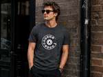 Vintage Rotary Phone Dial Pattern T-Shirt--VINT035
