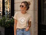 Vintage Rotary Phone Dial Pattern T-Shirt--VINT035