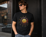 Vintage Rotary Phone Dial Pattern T-Shirt--VINT042