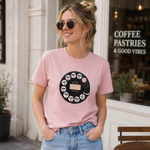 Vintage Rotary Phone Dial Pattern T-Shirt--VINT045
