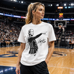 Women’s Basketball Legend Graphic T-Shirt, Vintage Court Style Athletic Fan Tee