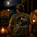 Camp Crystal Lake Horror Vintage T-Shirt, Retro Camping Slasher Graphic Tee