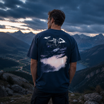 Break The Cycle Abstract Graphic T-Shirt with Dark Artistic Design for Modern Streetwear Style