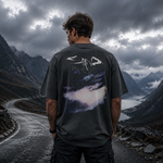 Break The Cycle Abstract Graphic T-Shirt with Dark Artistic Design for Modern Streetwear Style