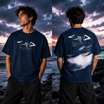 Break The Cycle Abstract Graphic T-Shirt with Dark Artistic Design for Modern Streetwear Style