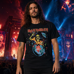 Iron Maiden Graphic T-Shirt Featuring Explosive Eddie Artwork for Bold Heavy Metal Fans and Concert Looks