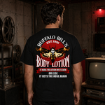 Buffalo Bill’s Body Lotion Horror Movie Graphic Tee for Halloween and Cult Film Fans