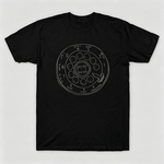 Vintage Rotary Phone Dial Pattern T-Shirt--VINT007