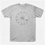 Vintage Rotary Phone Dial Pattern T-Shirt--VINT008
