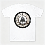 Vintage Rotary Phone Dial Pattern T-Shirt--VINT041