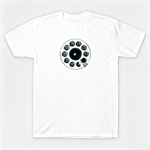 Vintage Rotary Phone Dial Pattern T-Shirt--VINT052