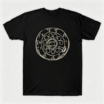 Vintage Rotary Phone Dial Pattern T-Shirt--VINT005