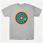 Vintage Rotary Phone Dial Pattern T-Shirt--VINT006