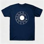 Vintage Rotary Phone Dial Pattern T-Shirt--VINT009
