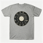 Vintage Rotary Phone Dial Pattern T-Shirt--VINT055