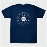 Vintage Rotary Phone Dial Pattern T-Shirt--VINT008