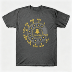 Vintage Rotary Phone Dial Pattern T-Shirt--VINT015