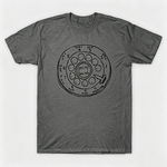 Vintage Rotary Phone Dial Pattern T-Shirt--VINT007