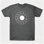 Vintage Rotary Phone Dial Pattern T-Shirt--VINT009