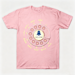 Vintage Rotary Phone Dial Pattern T-Shirt--VINT027