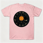Vintage Rotary Phone Dial Pattern T-Shirt--VINT022