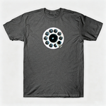Vintage Rotary Phone Dial Pattern T-Shirt--VINT052