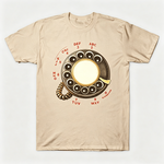 Vintage Rotary Phone Dial Pattern T-Shirt--VINT030