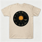 Vintage Rotary Phone Dial Pattern T-Shirt--VINT022