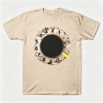 Vintage Rotary Phone Dial Pattern T-Shirt--VINT010