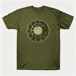 Vintage Rotary Phone Dial Pattern T-Shirt--VINT028