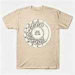Vintage Rotary Phone Dial Pattern T-Shirt--VINT046