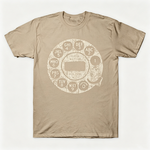 Vintage Rotary Phone Dial Pattern T-Shirt--VINT039