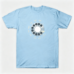 Vintage Rotary Phone Dial Pattern T-Shirt--VINT024