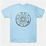 Vintage Rotary Phone Dial Pattern T-Shirt--VINT007