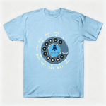 Vintage Rotary Phone Dial Pattern T-Shirt--VINT002