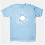 Vintage Rotary Phone Dial Pattern T-Shirt--VINT009