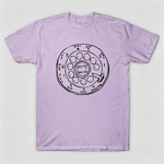 Vintage Rotary Phone Dial Pattern T-Shirt--VINT007