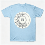 Vintage Rotary Phone Dial Pattern T-Shirt--VINT046