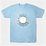 Vintage Rotary Phone Dial Pattern T-Shirt--VINT004